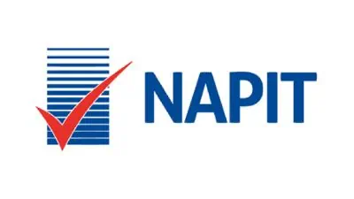 NAPIT logo with checkmark and horizontal lines