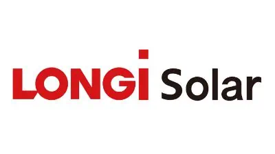 LONGi Solar company logo red and black text